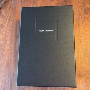 Saint Laurent loafer shoe box (empty)